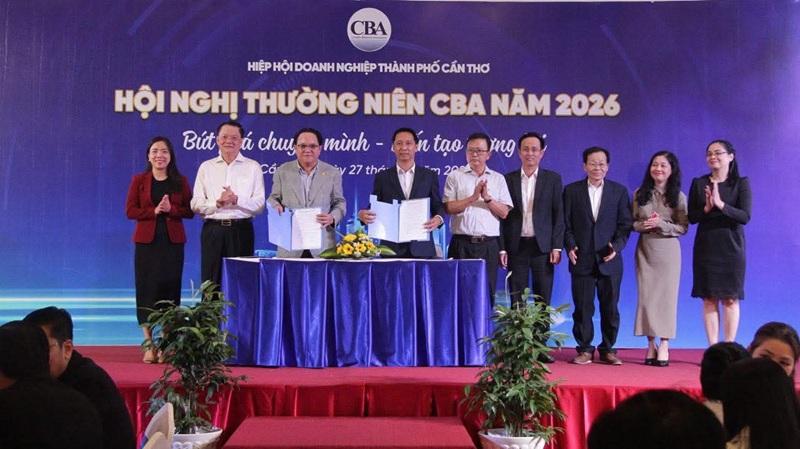 Trung tâm Khởi nghiệp và Đổi mới sáng tạo TP. Cần Thơ ký biên bản ghi nhớ hợp tác với Hiệp hội Doanh nghiệp TP. Cần Thơ