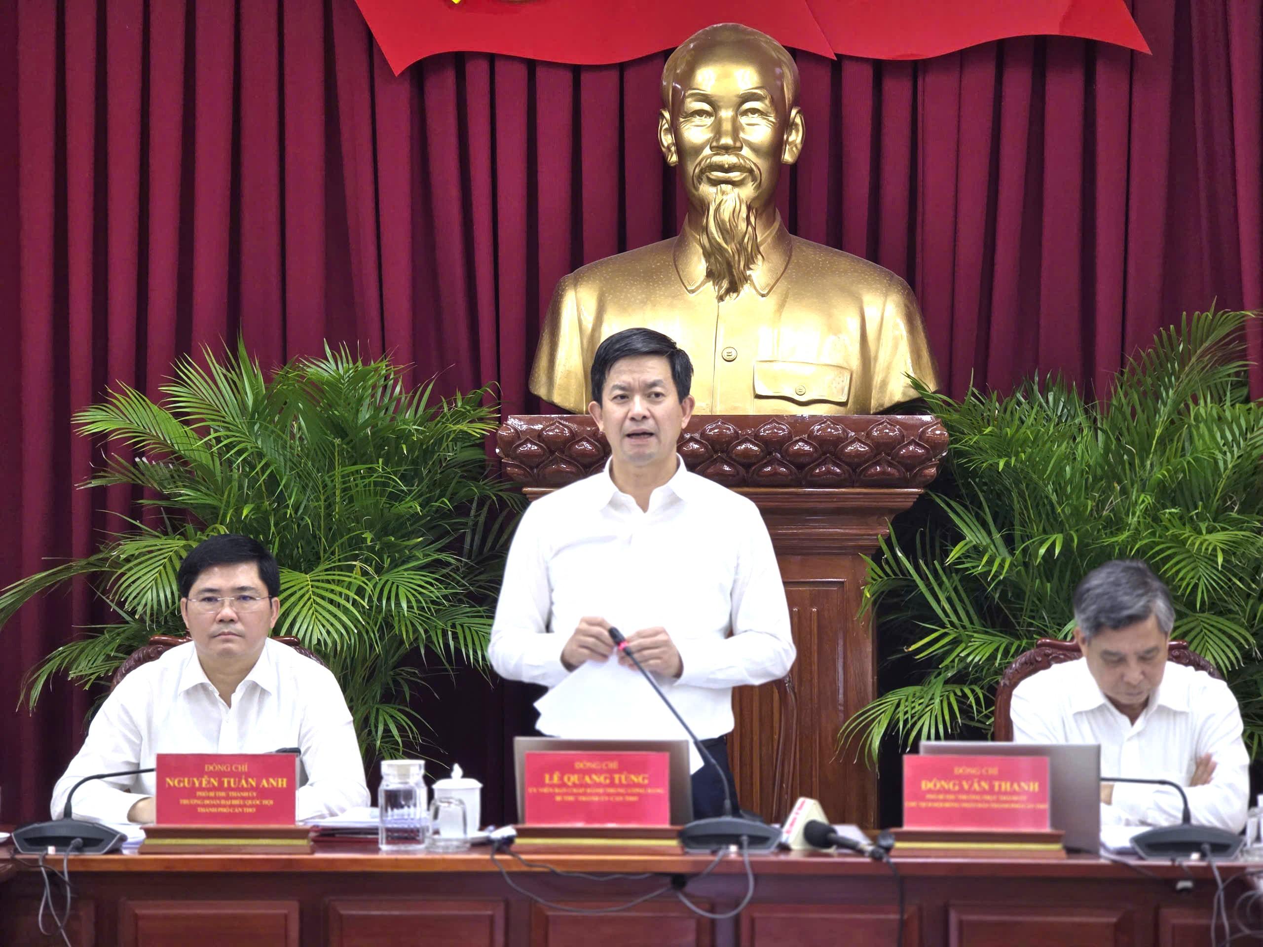 Bí thư Thành ủy Lê Quang Tùng: TP Cần Thơ phải là trung tâm dẫn dắt phát triển khoa học công nghệ, đổi mới sáng tạo và chuyển đổi số vùng ĐBSCL